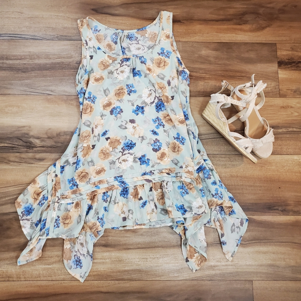 Floral fall dress small